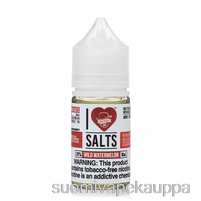 Vape Kauppa Villi Vesimeloni - Rakastan Suoloja - 30ml 50mg
